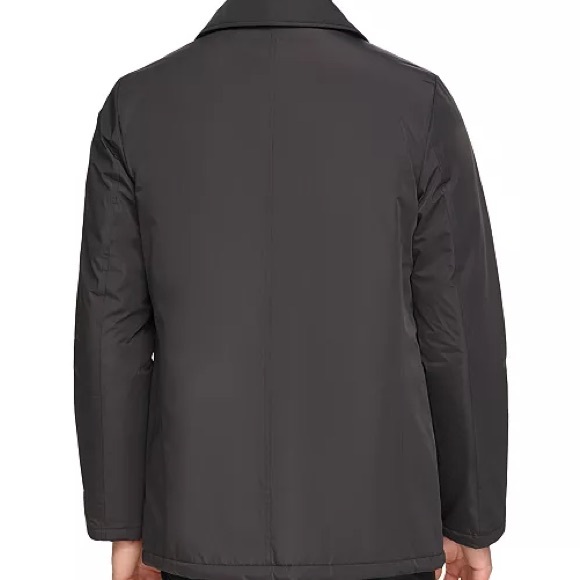 Kenneth Cole
Men's Double Breasted Peacoat with Removable Bib - Picture 3 of 9